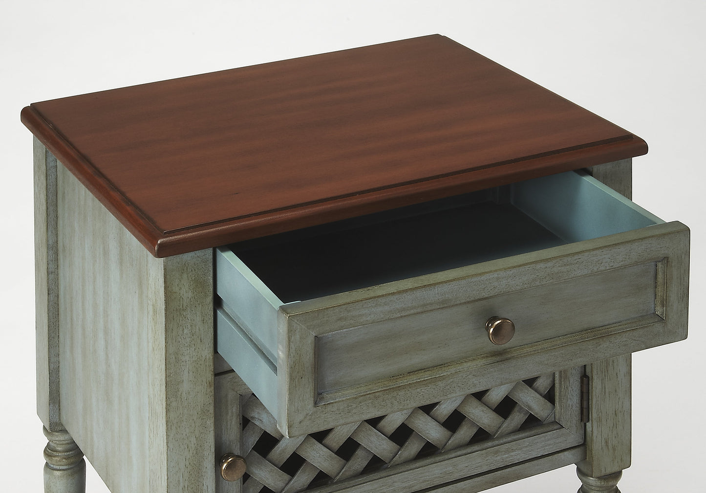 Chadway Rustic End Table in Multi-Color  9368286