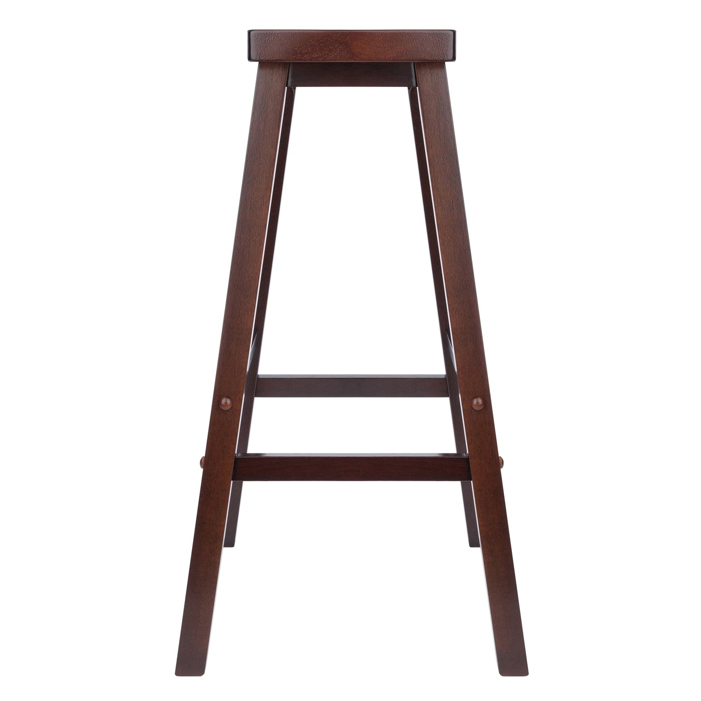 Satori Saddle Seat Bar Stool, Walnut