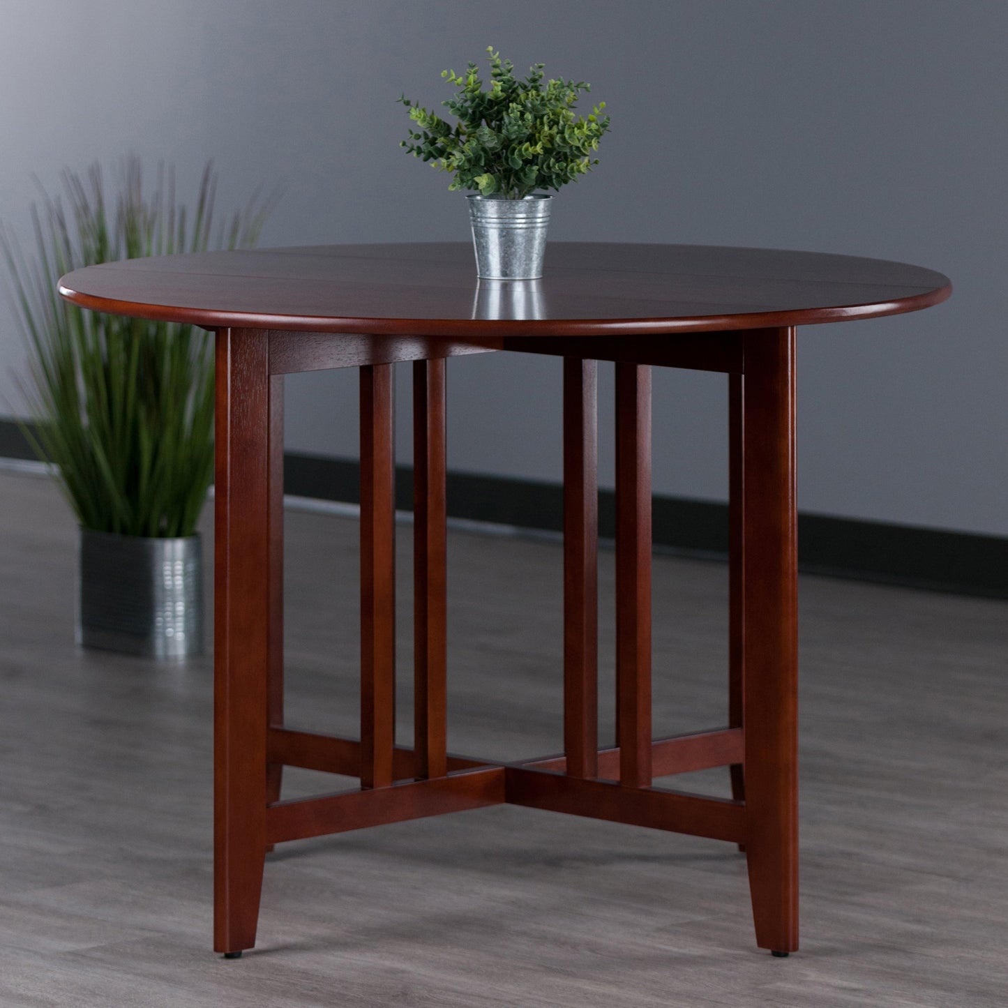 Alamo Double Drop Leaf Dining Table, Walnut