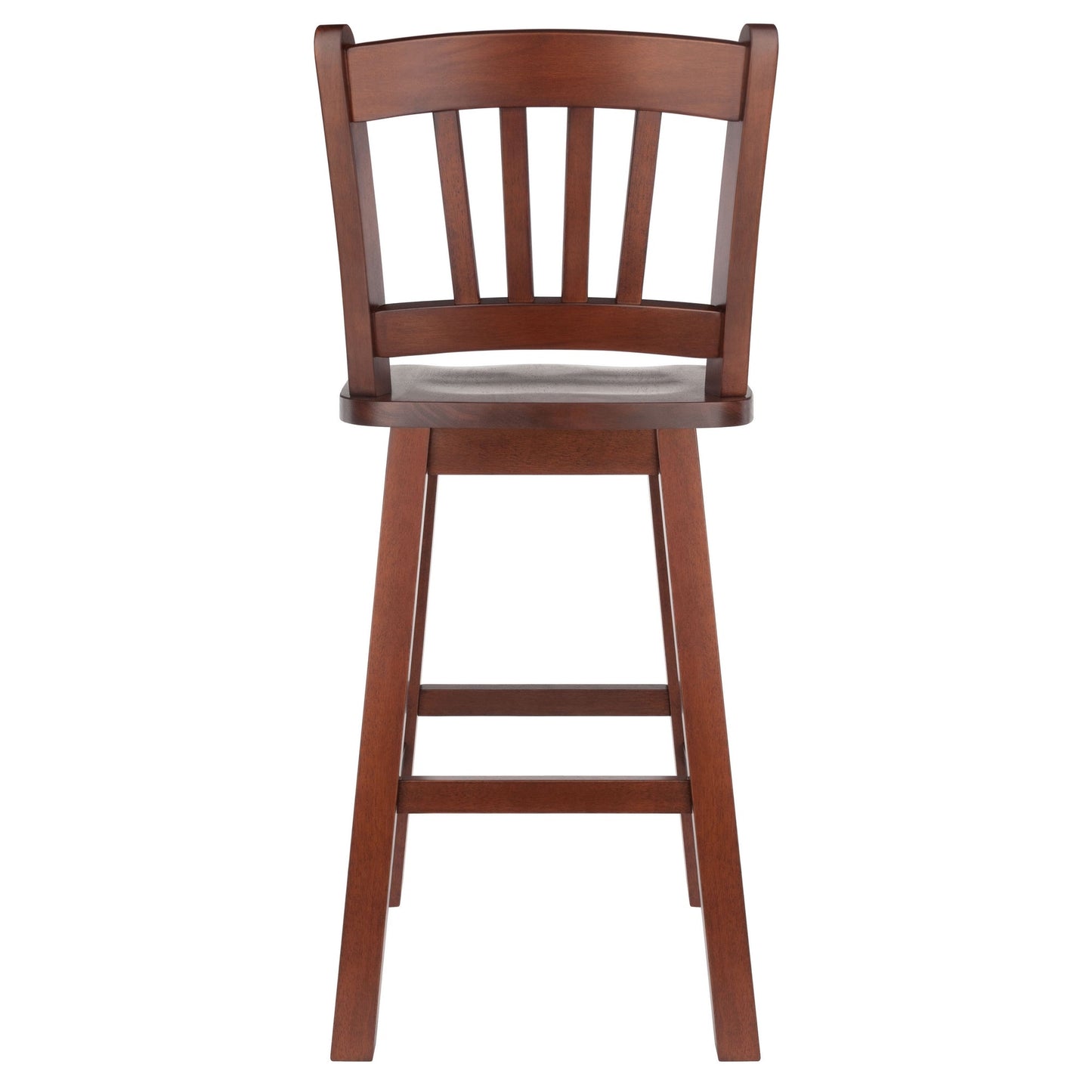 Fina Swivel Seat Counter Stool, Walnut