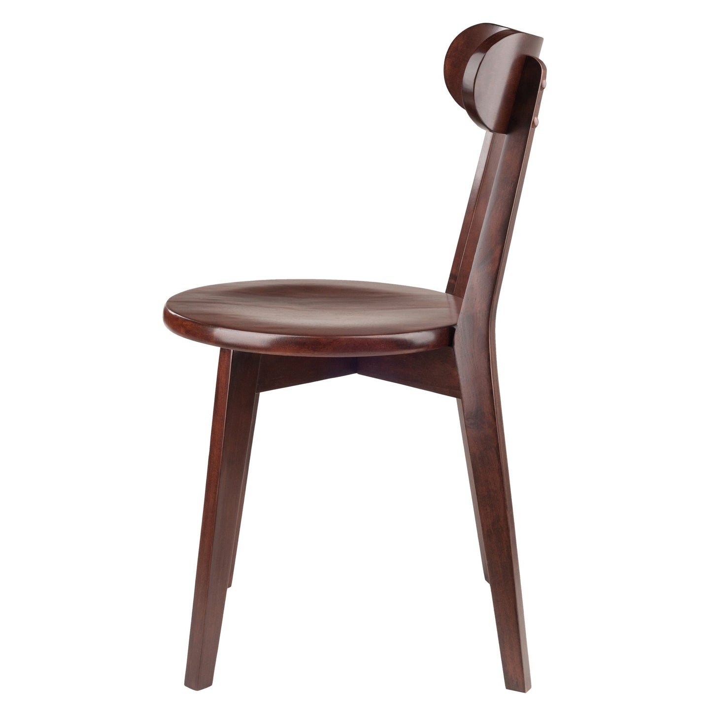 Pauline 2-Pc H-Leg Chair Set, Walnut