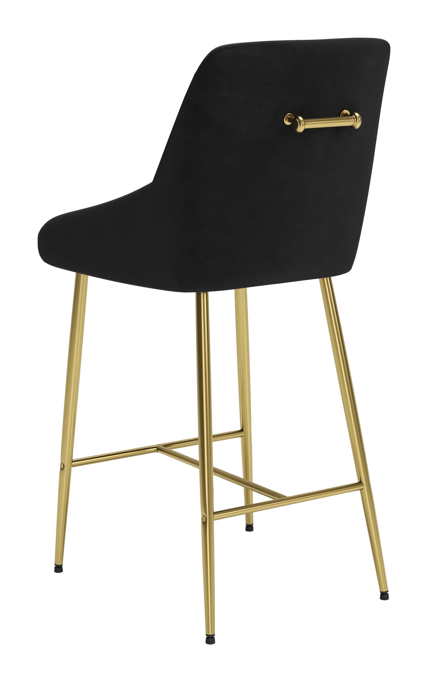 Madelaine Counter Stool Black & Gold