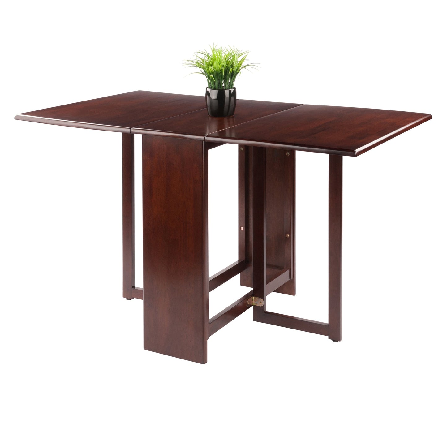 Clara Double Drop Leaf Dining Table, Walnut