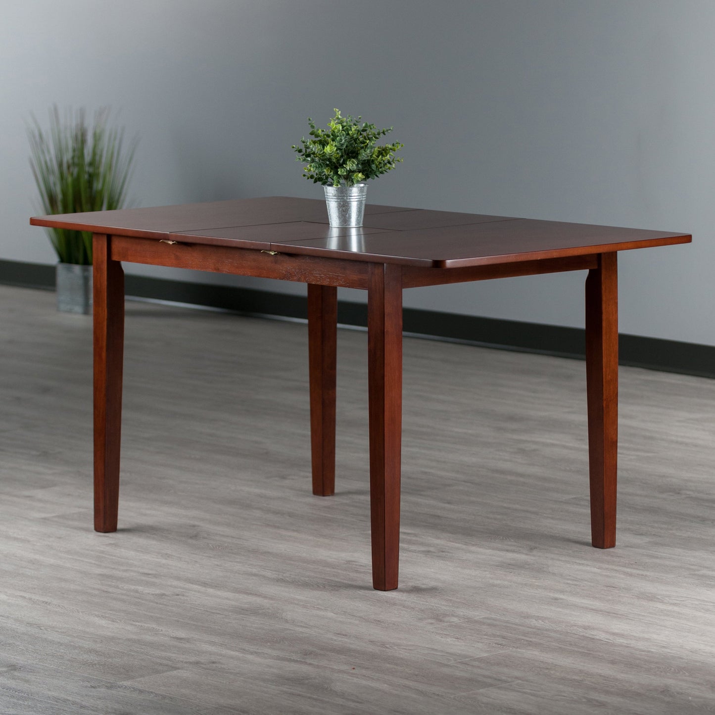 Darren Dining Table, Extension Top, Walnut