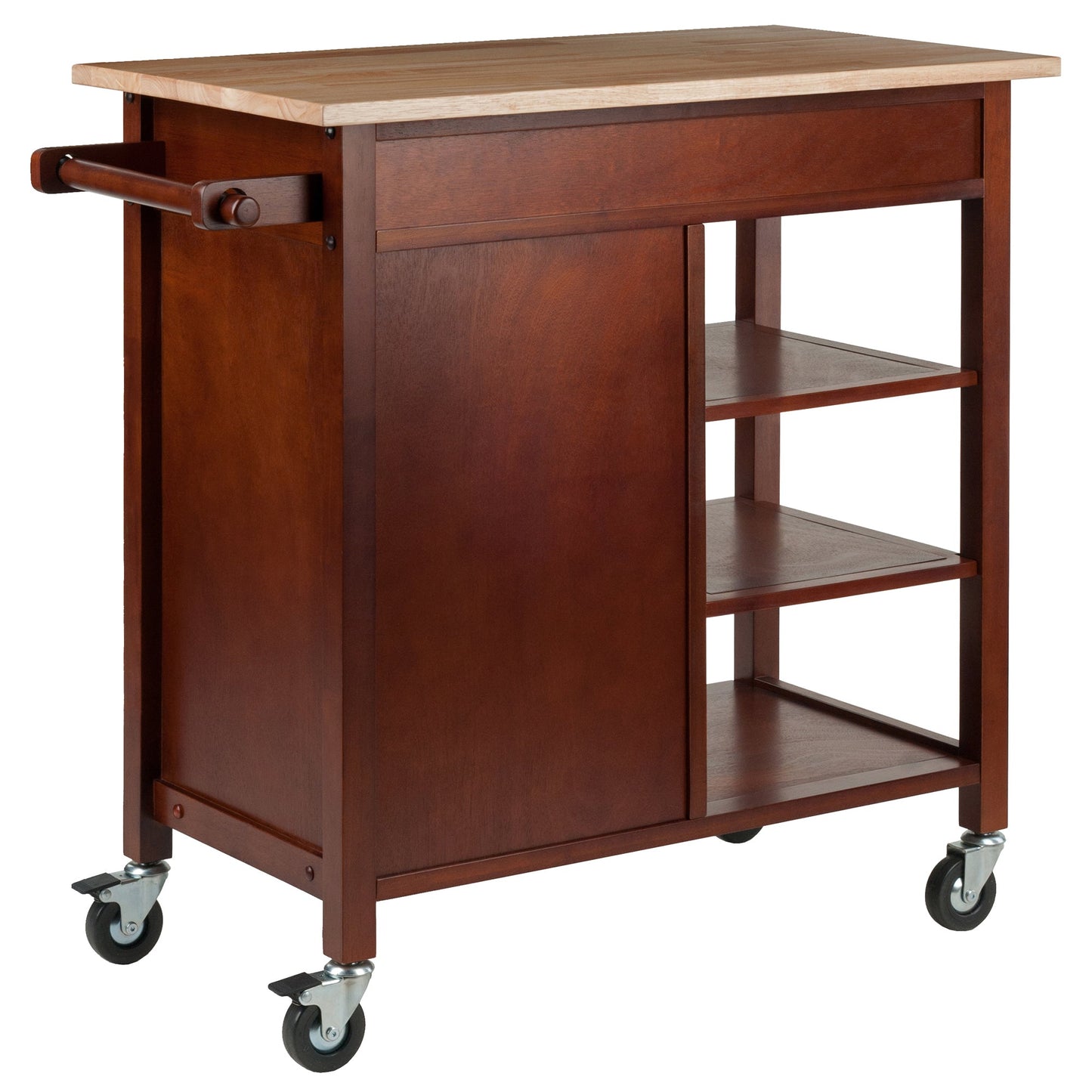 Marissa Kitchen Cart, Walnut