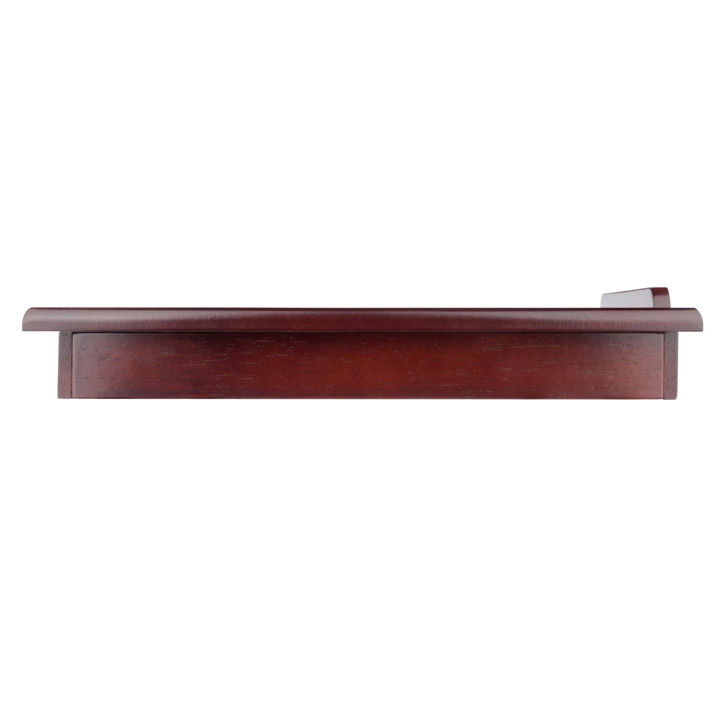 Alden Flip Top Desk, Tray with Drawer, Walnut