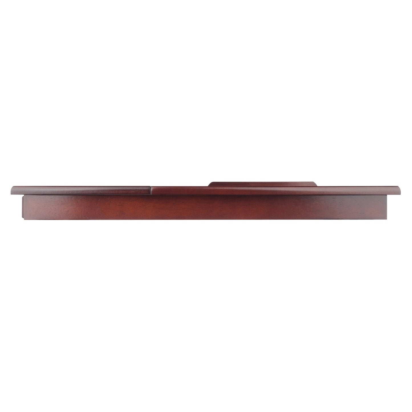 Alden Flip Top Desk, Tray with Drawer, Walnut