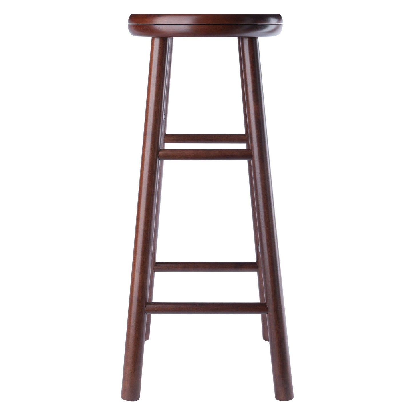 Shelby 2-Pc Swivel Seat Bar Stool Set, Walnut