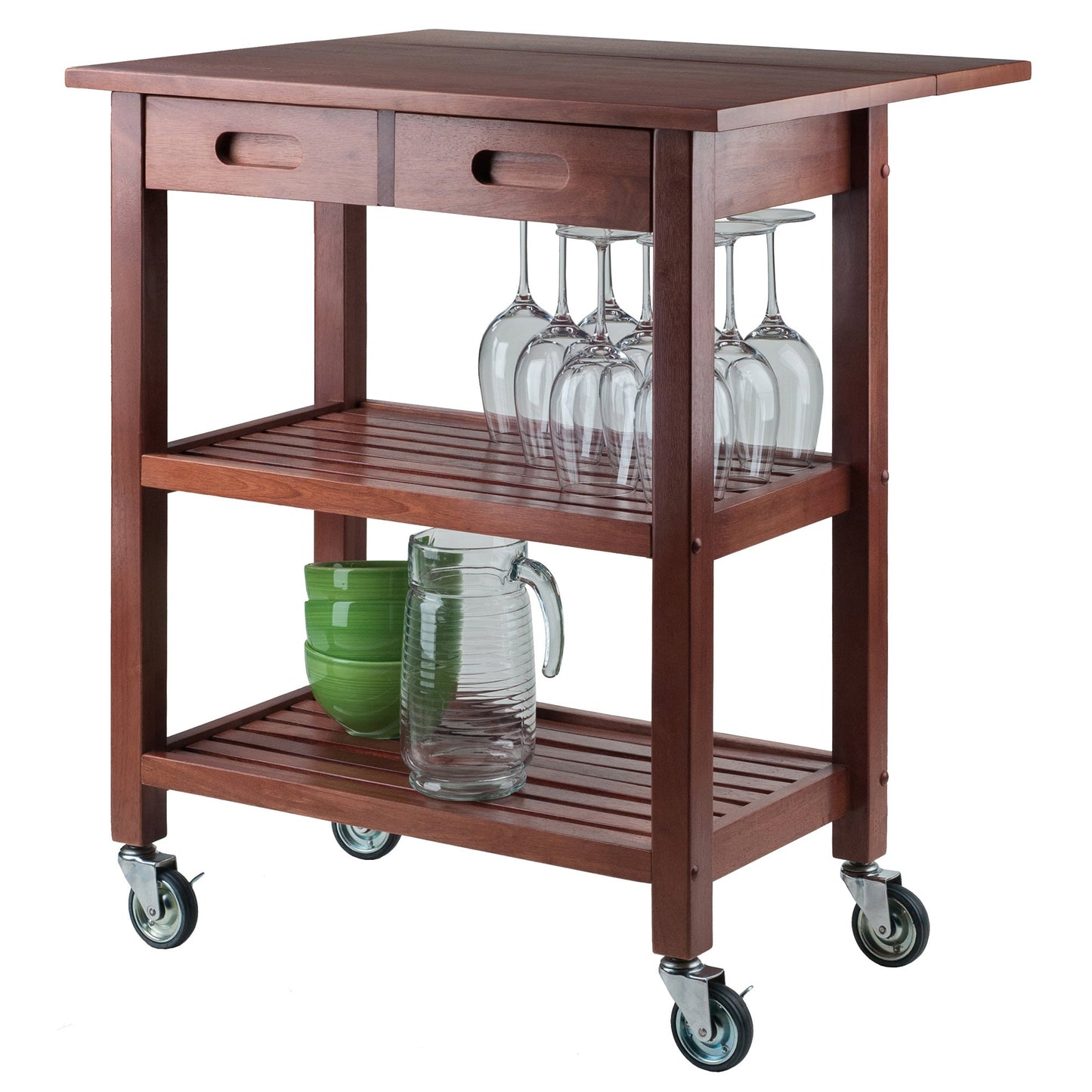 Jonathan Kitchen Cart, Walnut