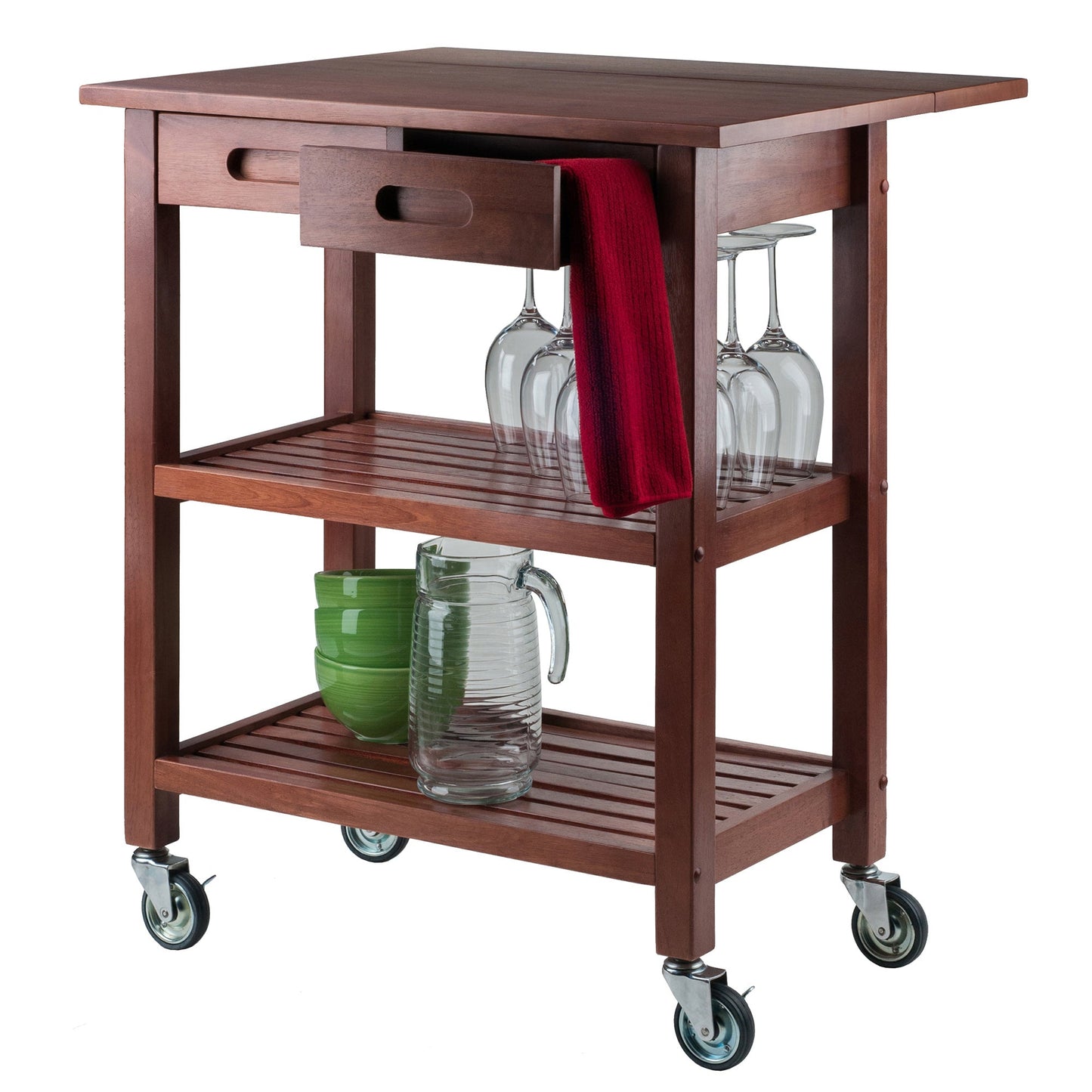 Jonathan Kitchen Cart, Walnut