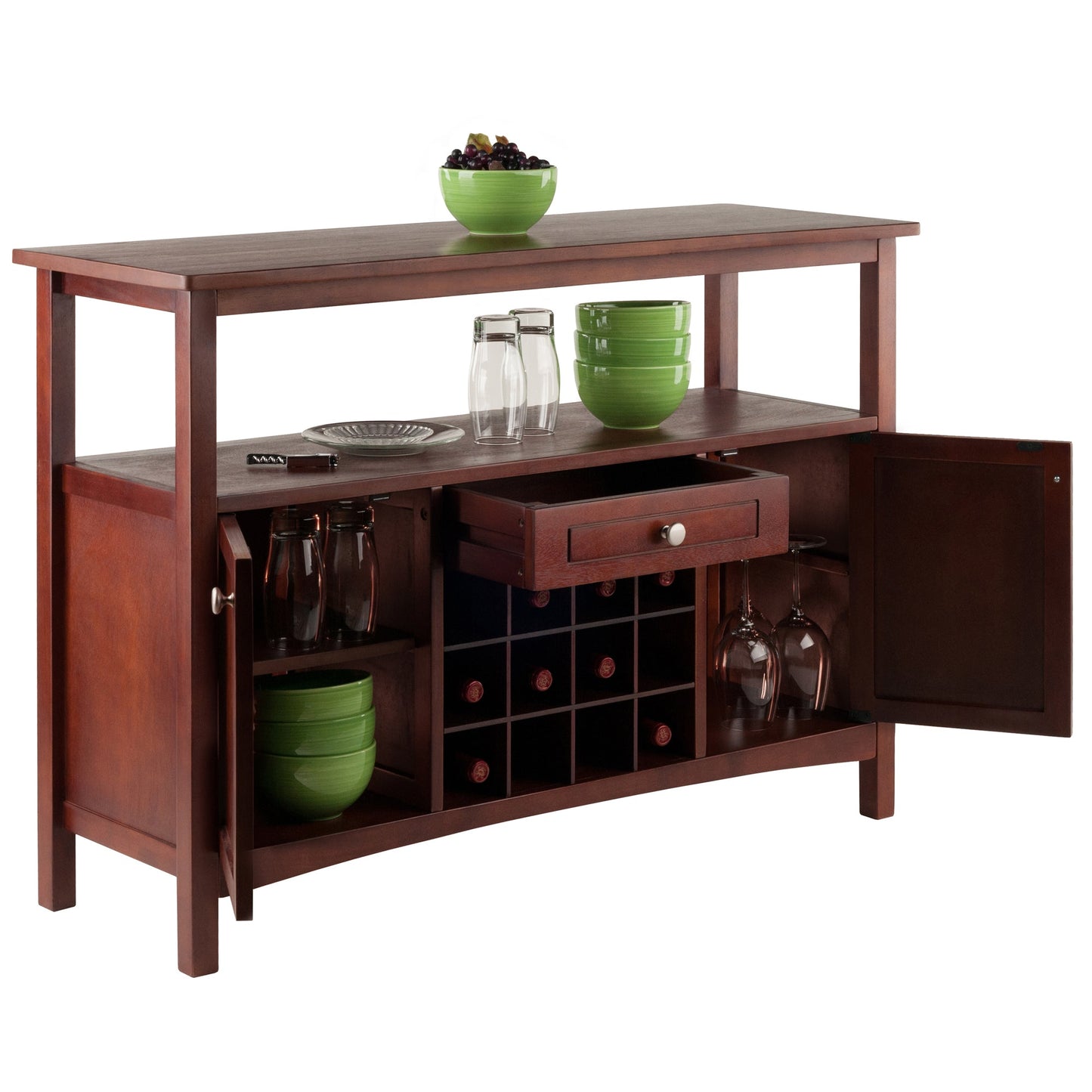 Colby Buffet Cabinet, Walnut