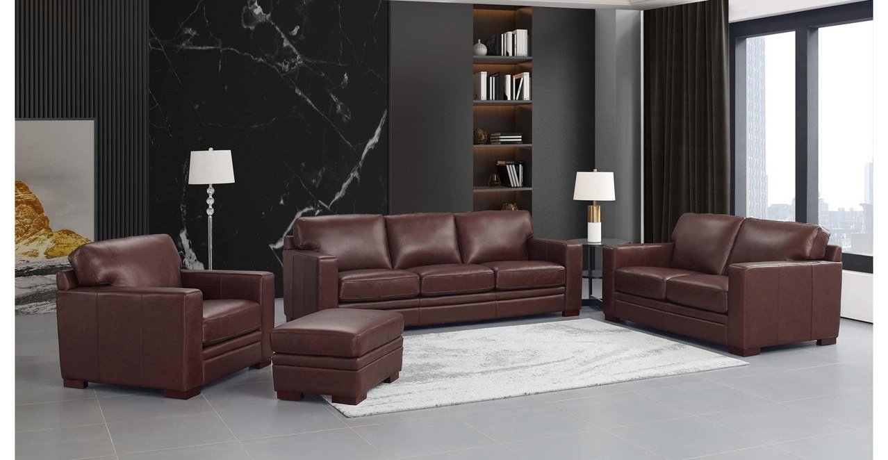 Dillon Leather Sofa Collection - Hydeline USA