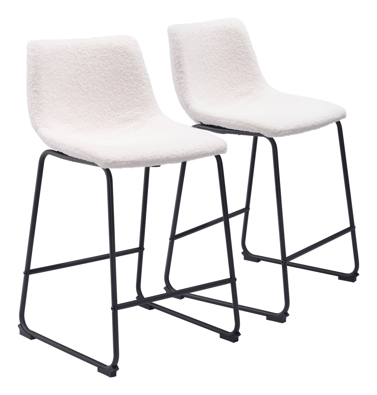 Smart Counter Stool (Set of 2) Ivory