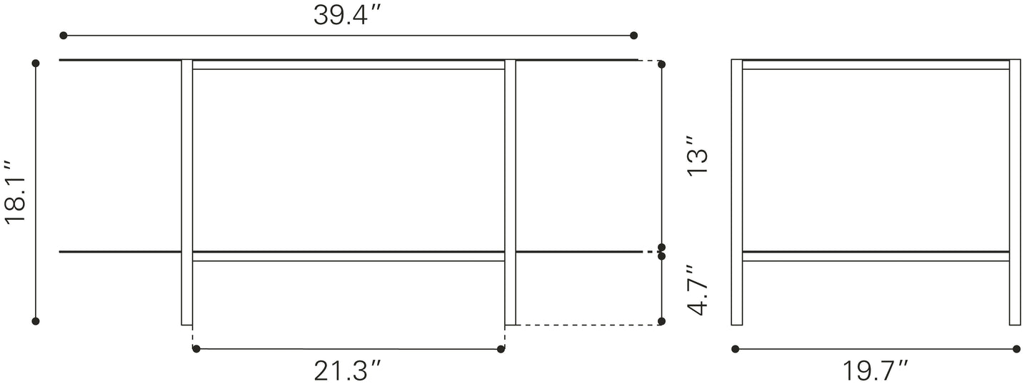 Pullman Coffee Table Gray