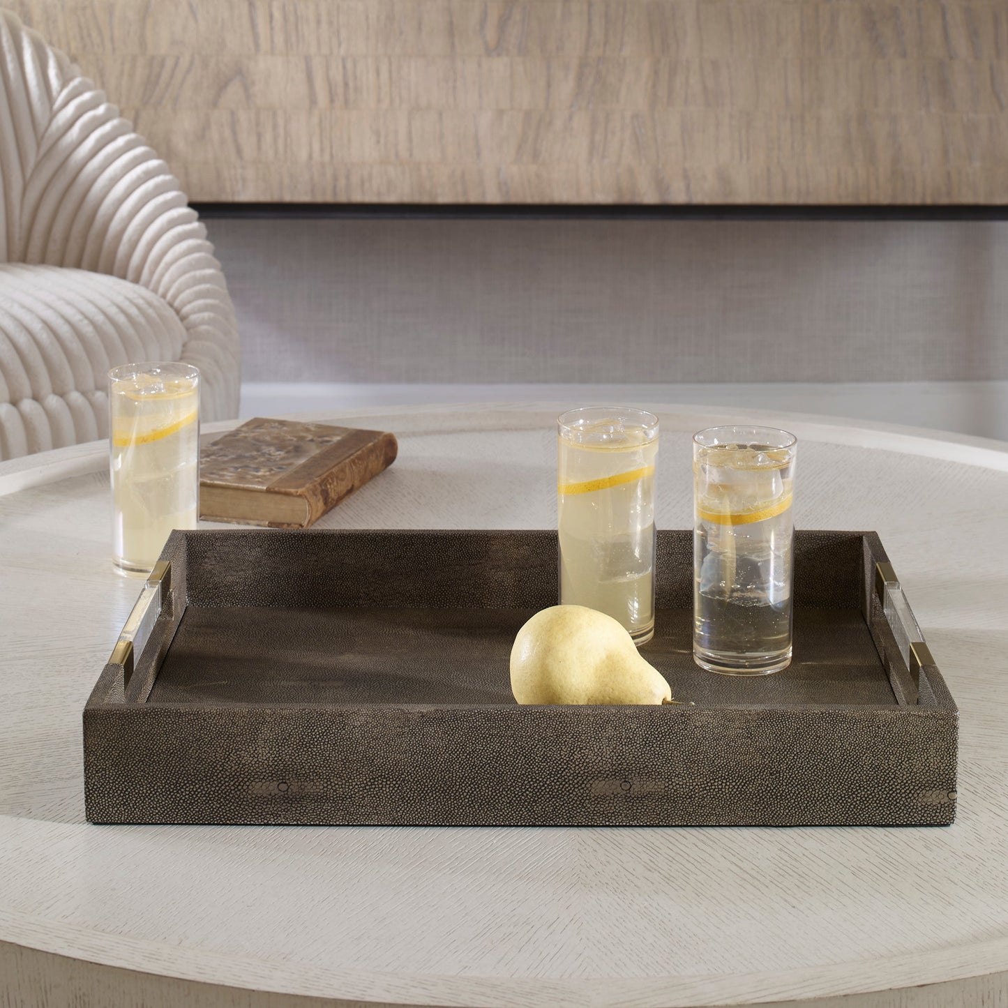 Uttermost Wessex Gray Tray