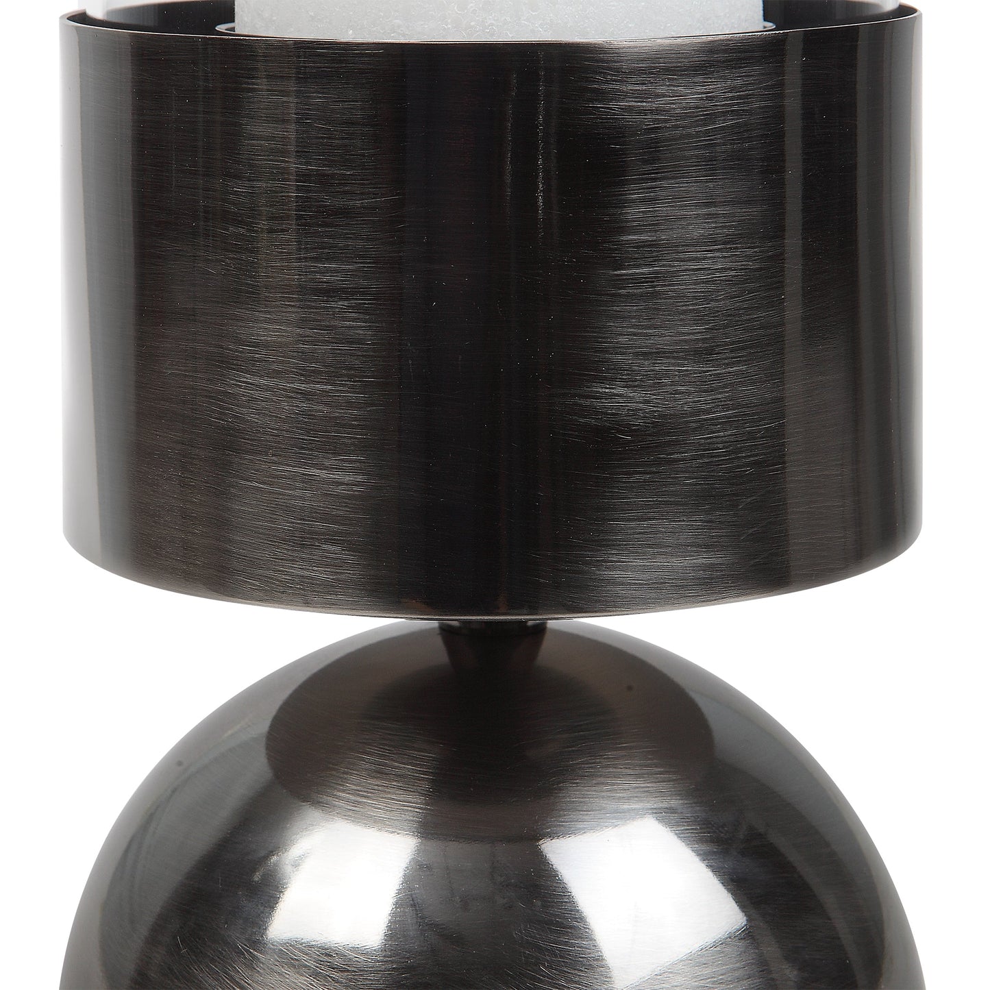 Uttermost Tilston Gunmetal Candleholders, Set/2