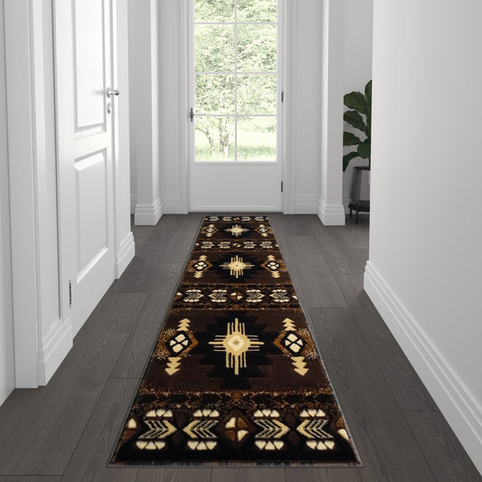 2x7 Rustic Chocolate Area Rug ACD-RG209-27-CO-GG