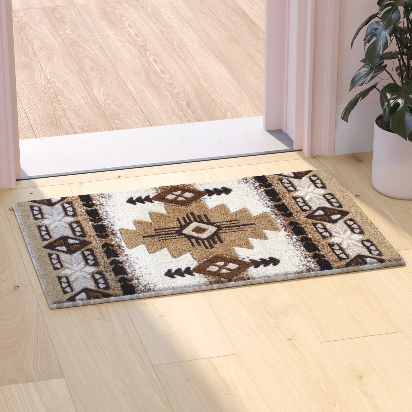 2x3 Rustic Ivory Area Rug ACD-RG2592-23-IV-GG