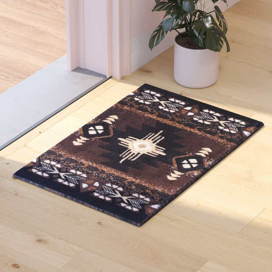 2x3 Rustic Chocolate Area Rug ACD-RG2604-23-CO-GG