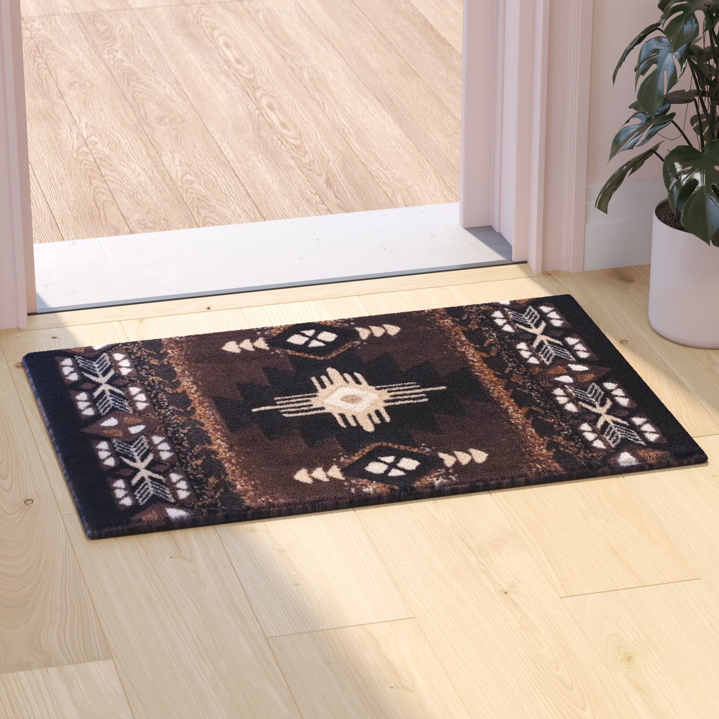 2x3 Rustic Chocolate Area Rug ACD-RG2604-23-CO-GG