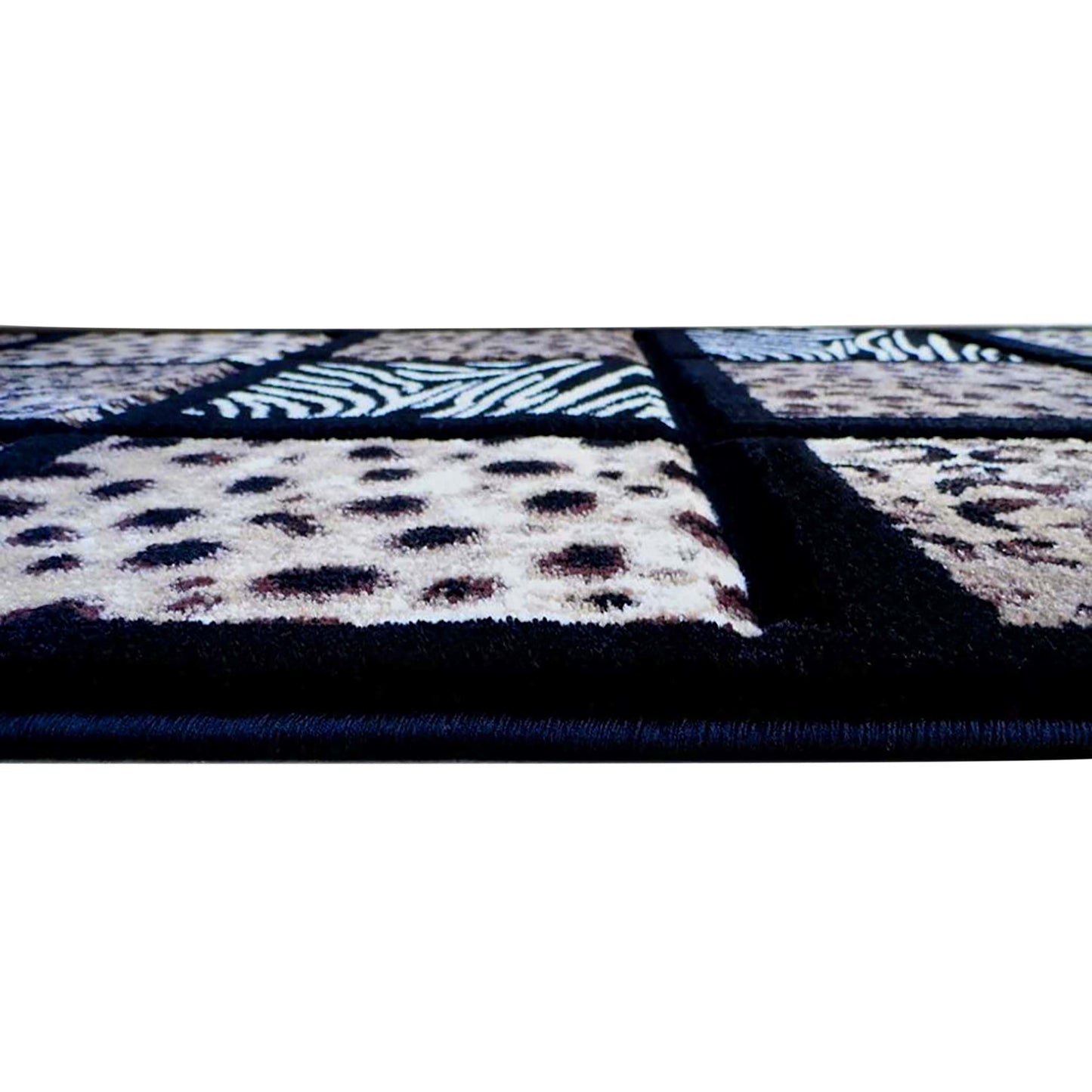 3' x 10' Animal Print Area Rug ACD-RG3055-310-BK-GG