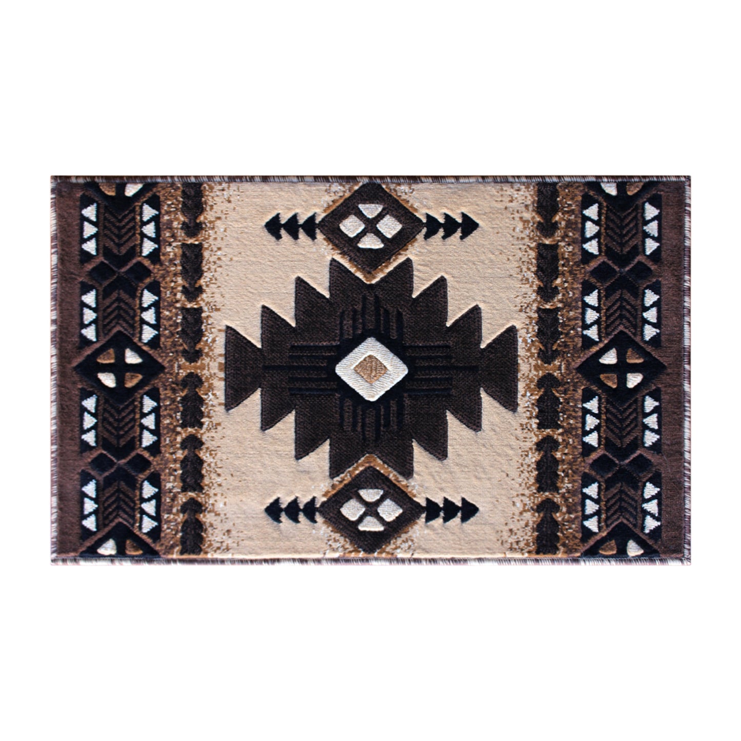 2x3 Rustic Brown Area Rug ACD-RG611-23-BN-GG