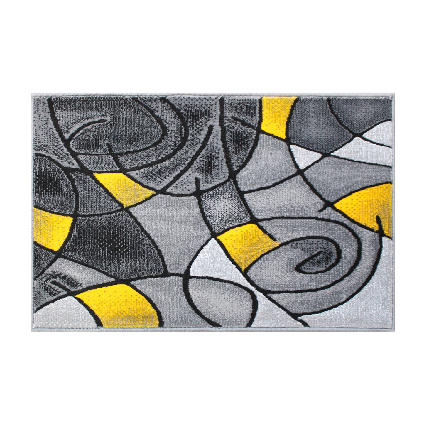 Yellow 2' x 3' Accent Rug ACD-RGTRZ860-23-YL-GG