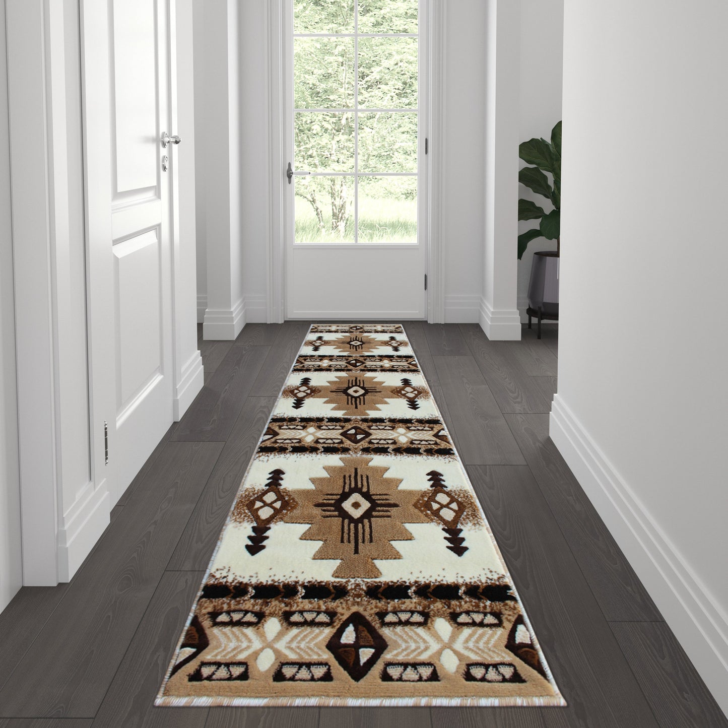 2x7 Rustic Ivory Area Rug ACD-RGXR1M-27-IV-GG