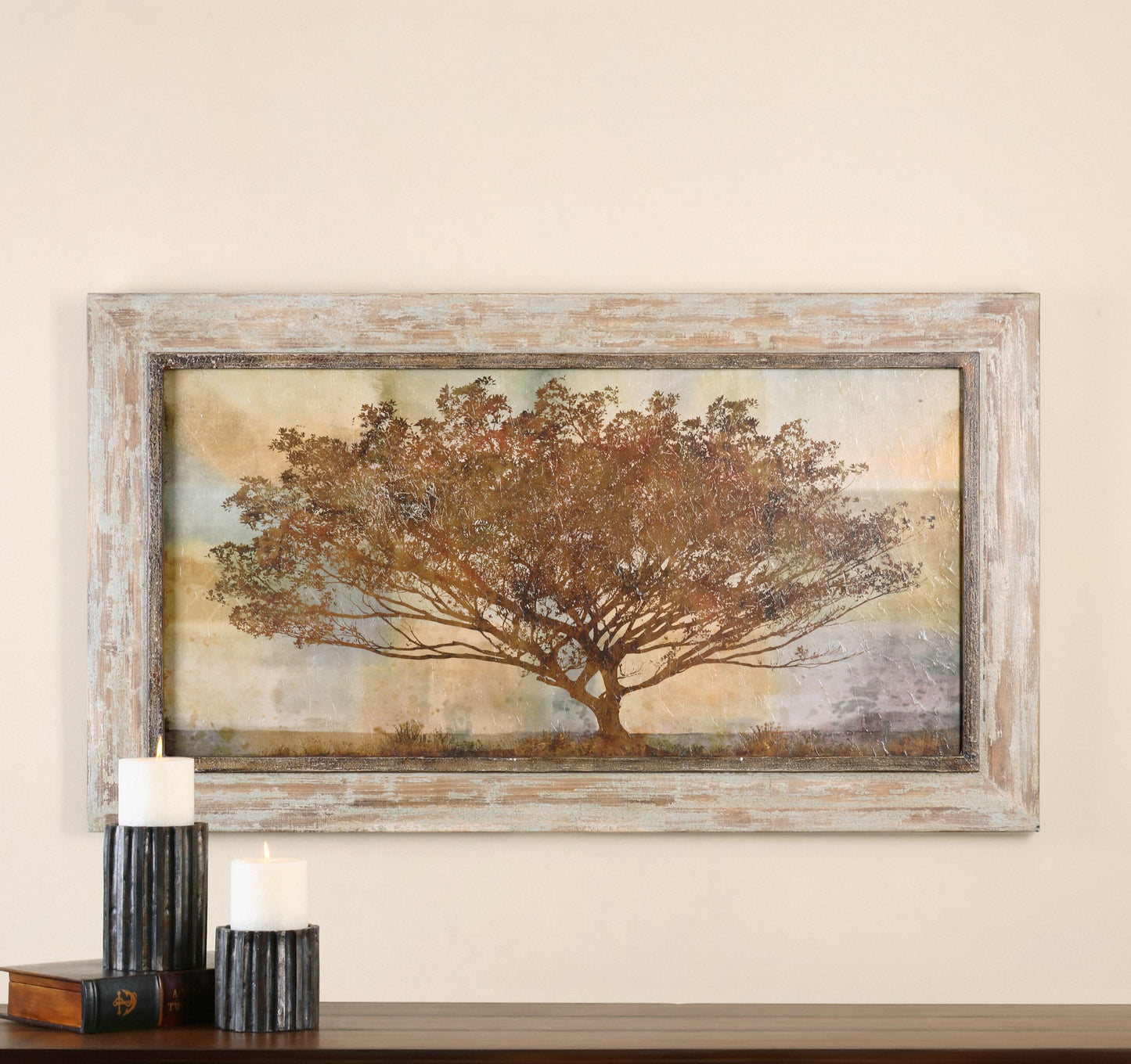 Uttermost Autumn Radiance Sepia Framed Art