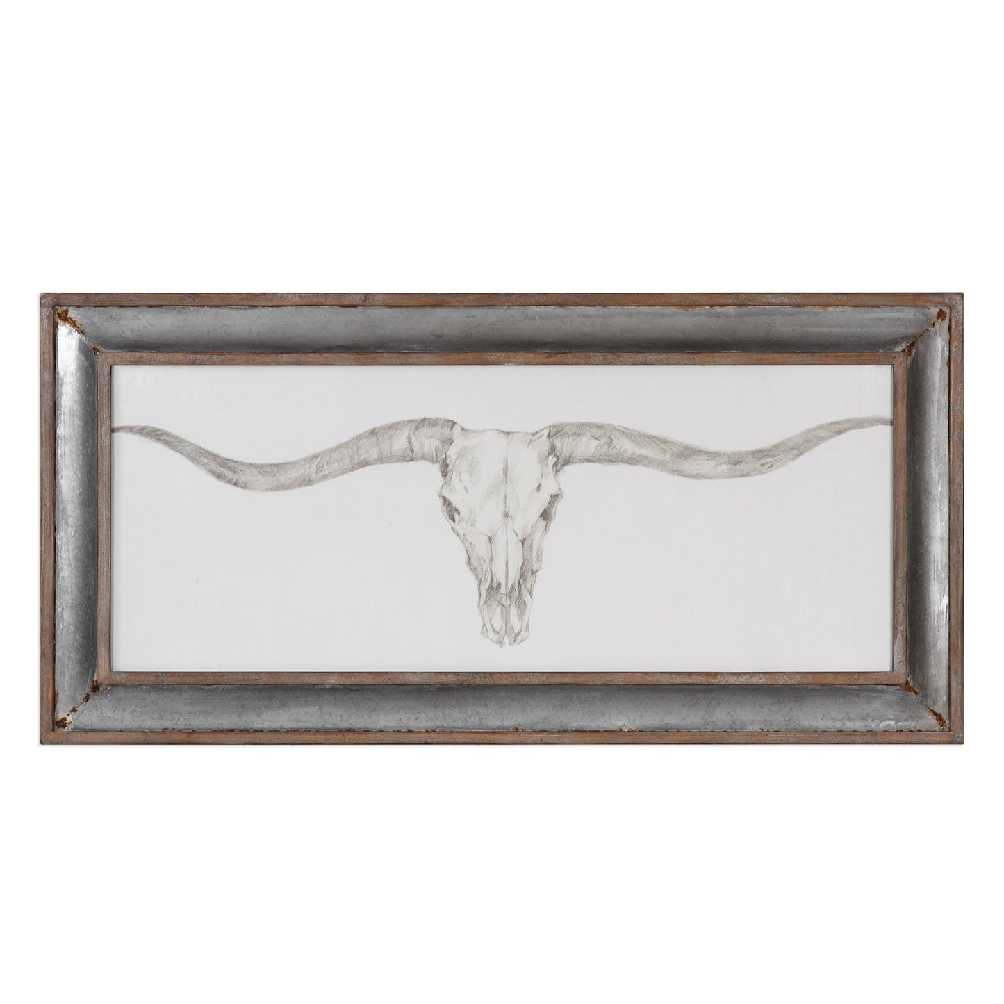 Uttermost Western Skull Mount Print