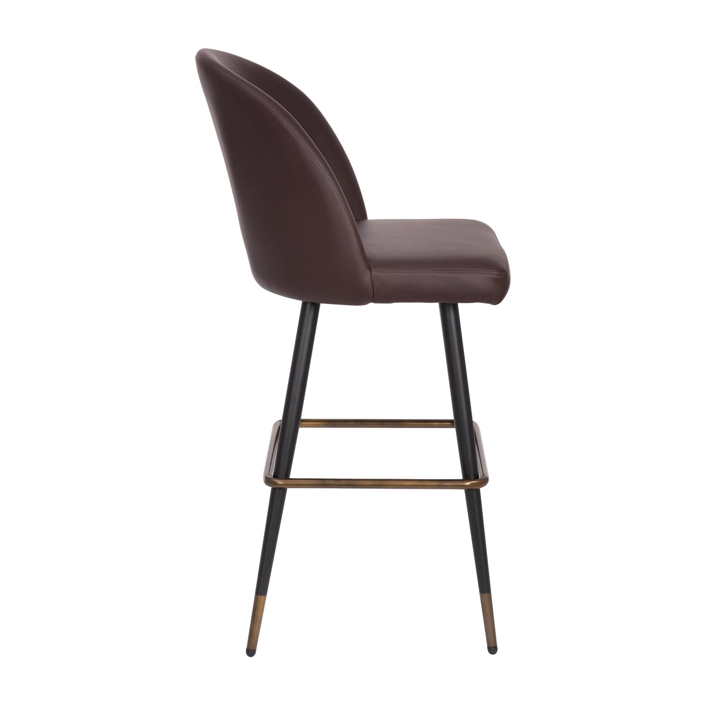 2PK 30" Brown Leather Barstool AY-1026H-30-BR-GG