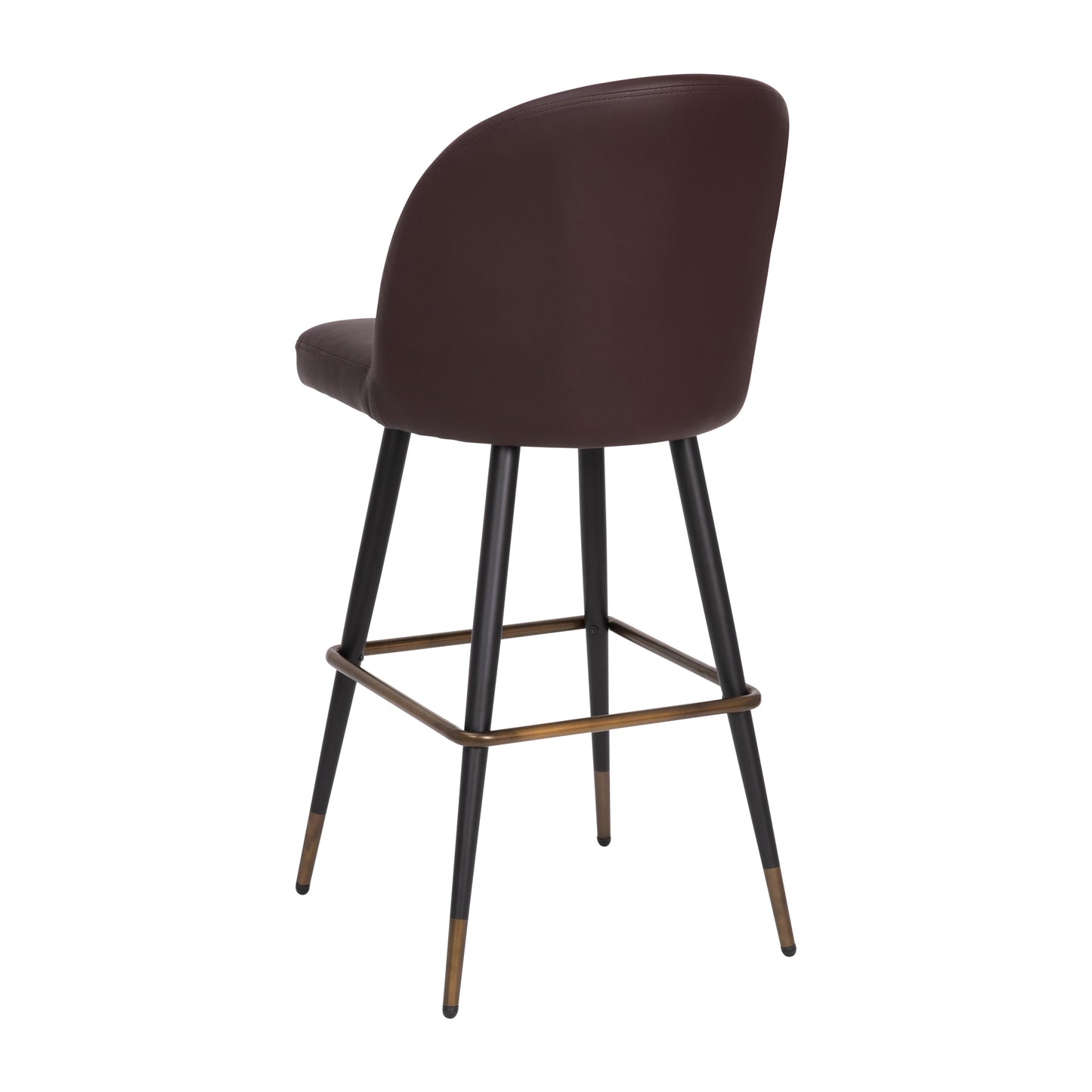 2PK 30" Brown Leather Barstool AY-1026H-30-BR-GG