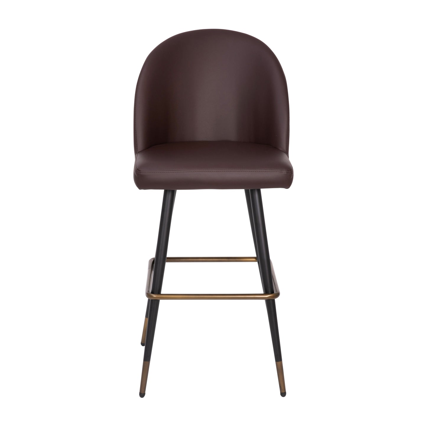 2PK 30" Brown Leather Barstool AY-1026H-30-BR-GG