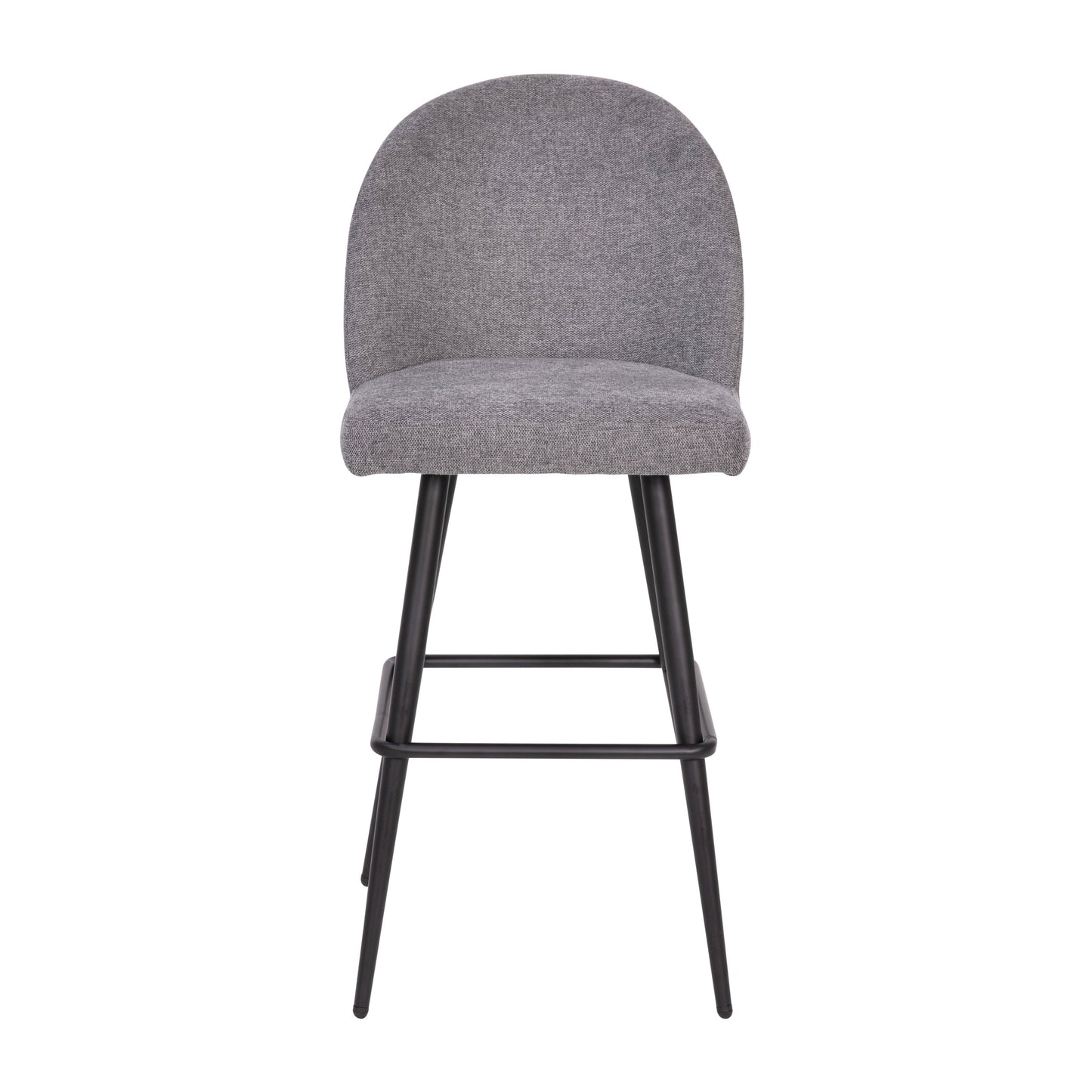 2PK 30" Gray Linen Barstool AY-1026H-30-GYFAB-GG