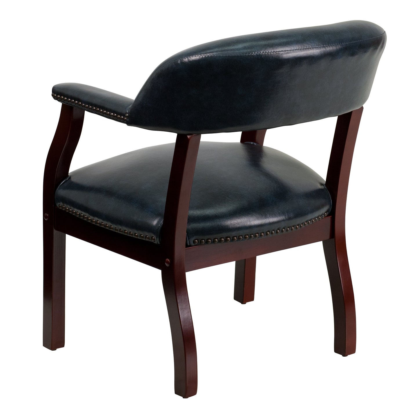 Navy Vinyl Guest Chair B-Z105-NAVY-GG