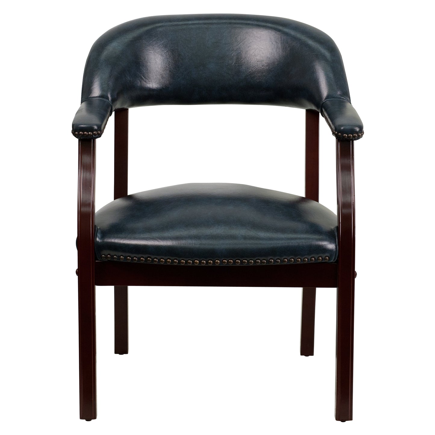 Navy Vinyl Guest Chair B-Z105-NAVY-GG