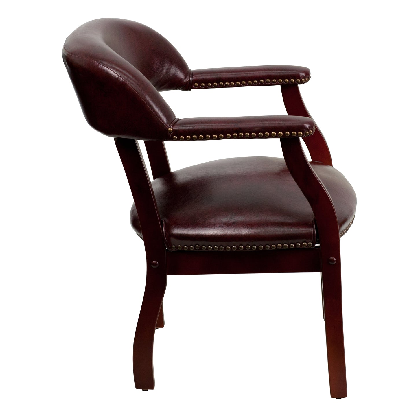 Oxblood Vinyl Guest Chair B-Z105-OXBLOOD-GG