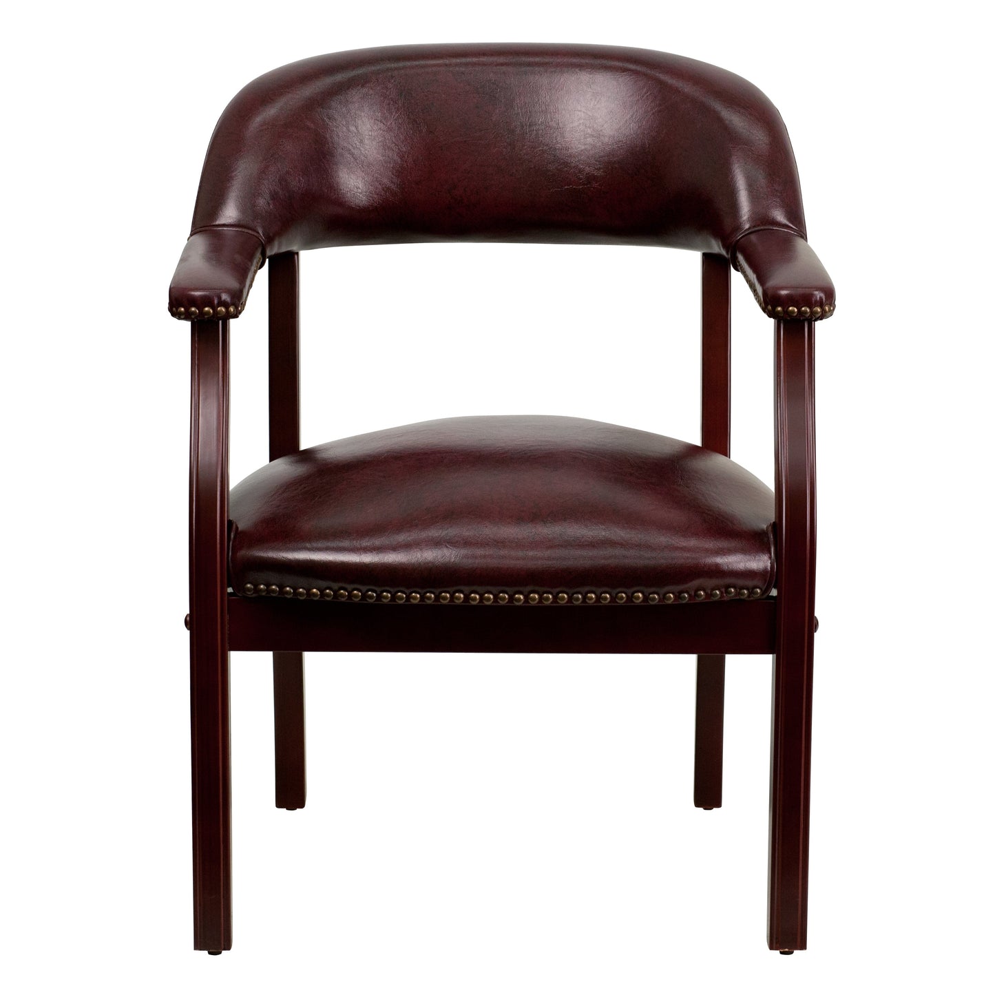 Oxblood Vinyl Guest Chair B-Z105-OXBLOOD-GG