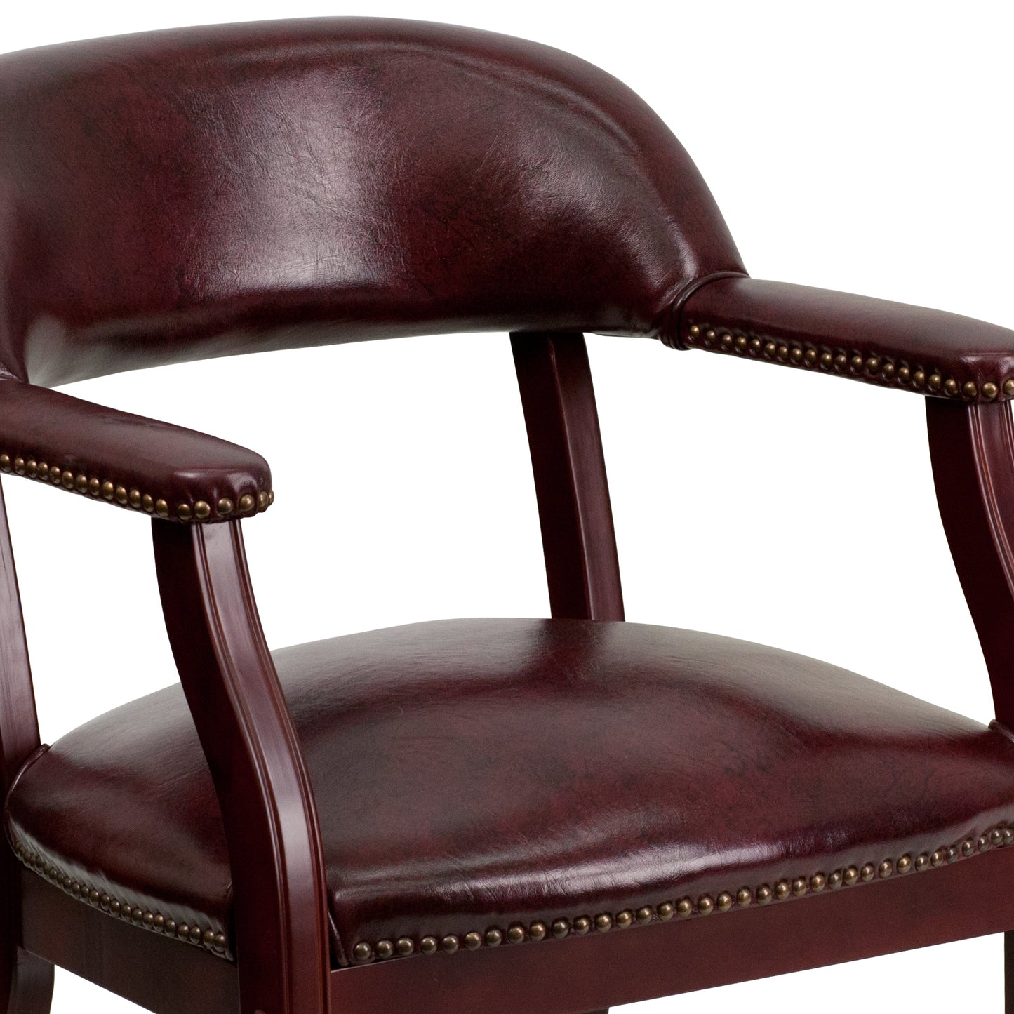 Oxblood Vinyl Guest Chair B-Z105-OXBLOOD-GG