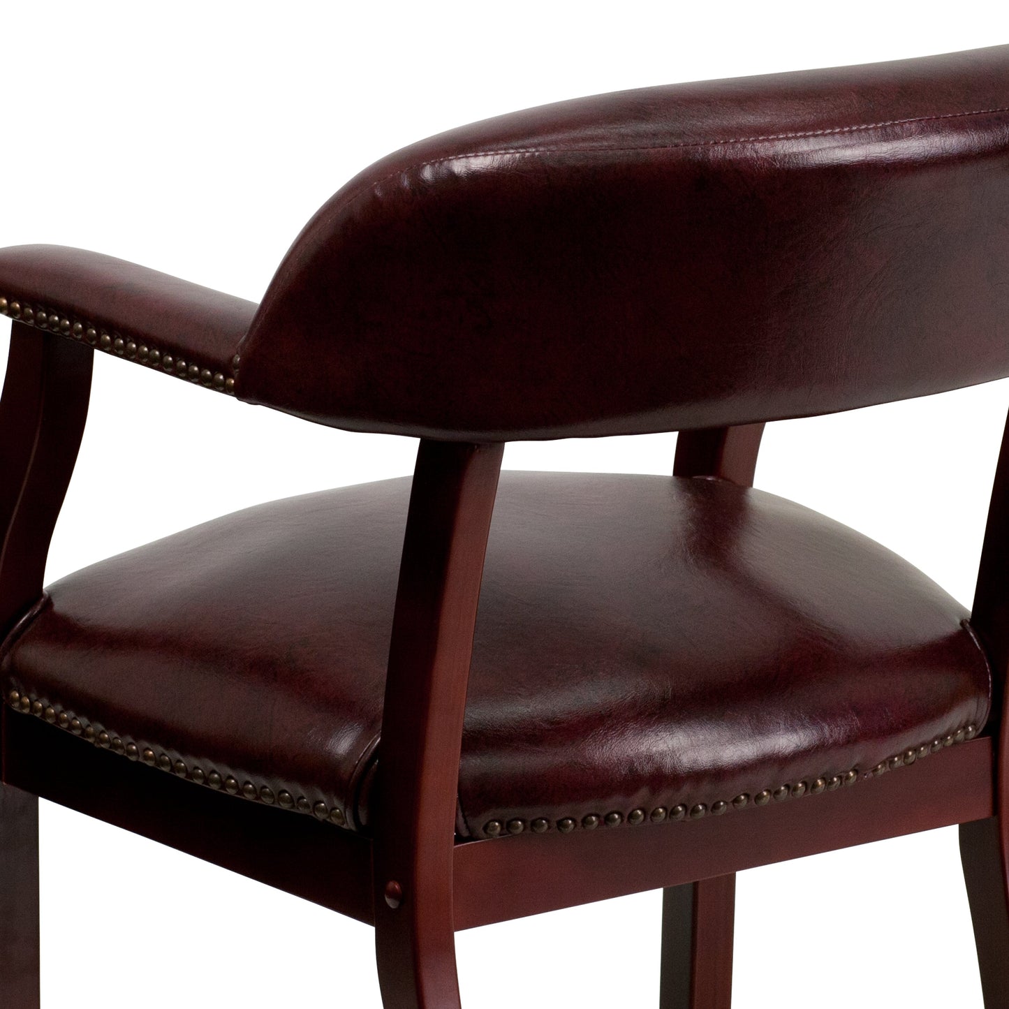 Oxblood Vinyl Guest Chair B-Z105-OXBLOOD-GG