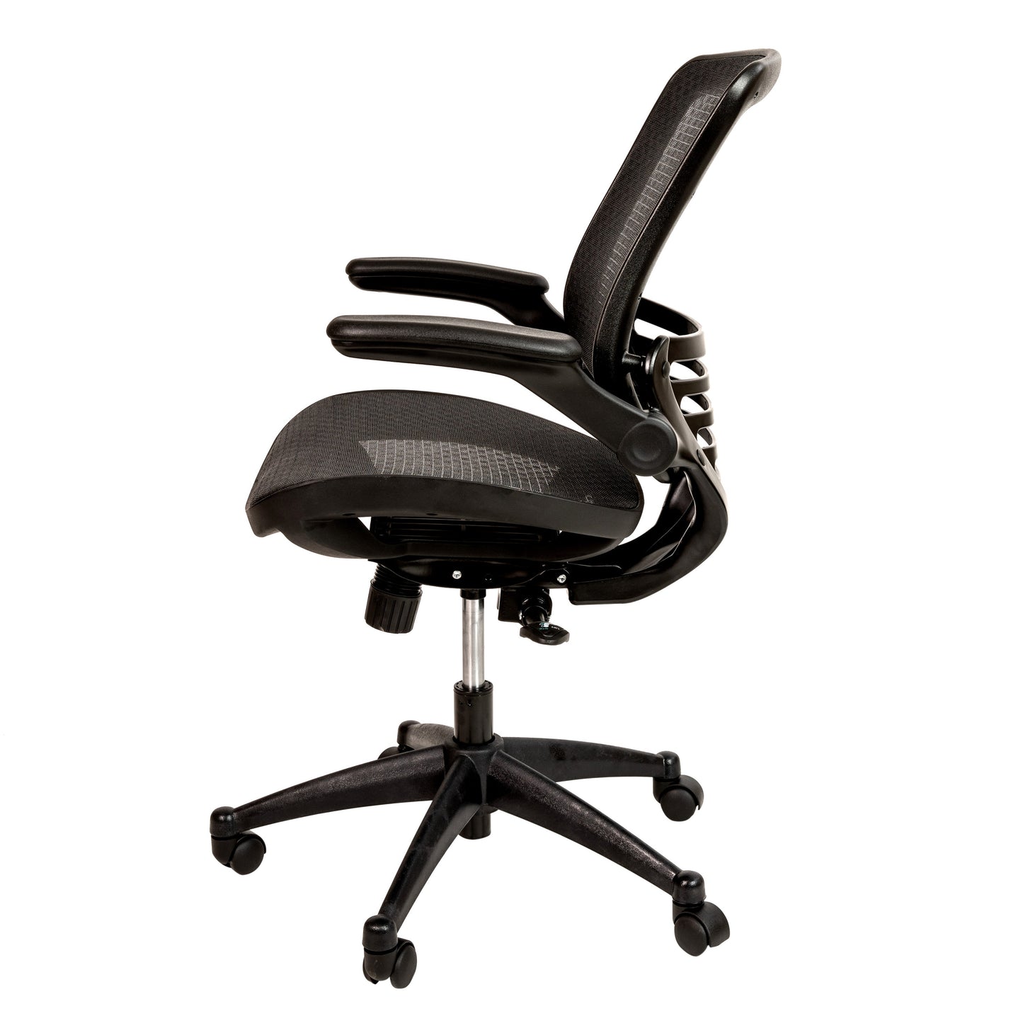 Black Mid-Back Mesh Chair BL-8801X-BK-GG