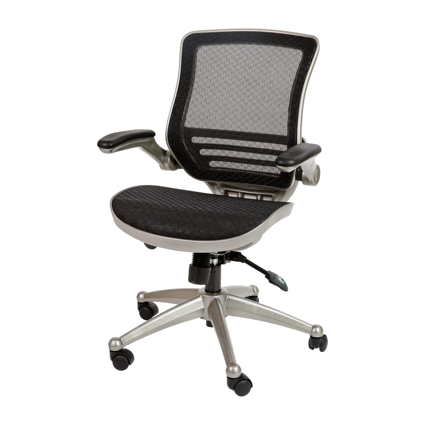 Black Mid-Back Mesh Chair BL-8801X-BK-GR-GG