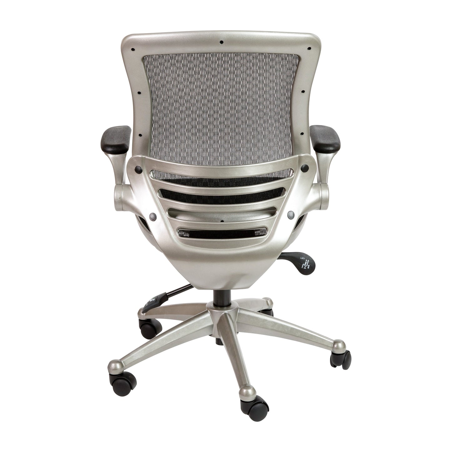 Black Mid-Back Mesh Chair BL-8801X-BK-GR-GG