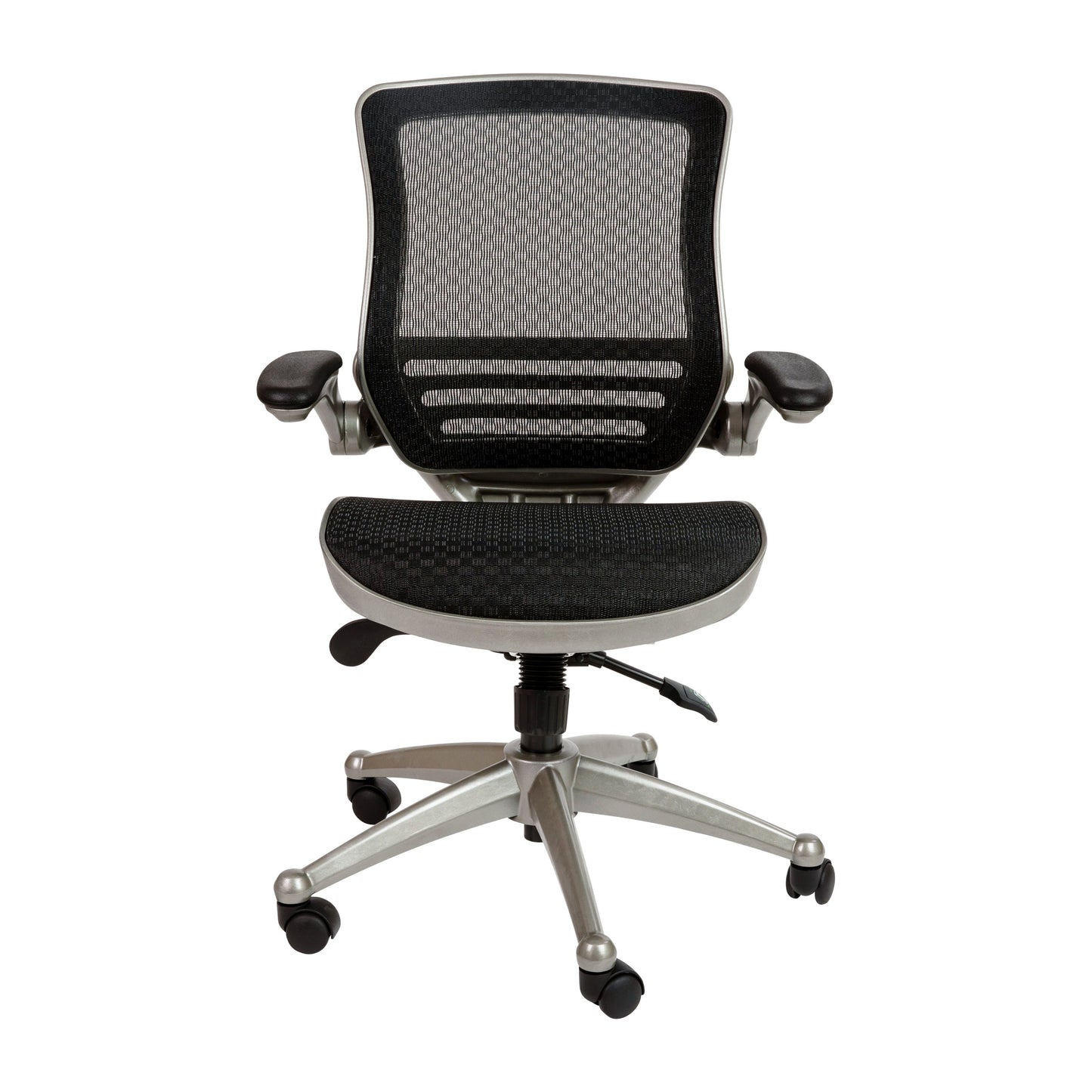 Black Mid-Back Mesh Chair BL-8801X-BK-GR-GG