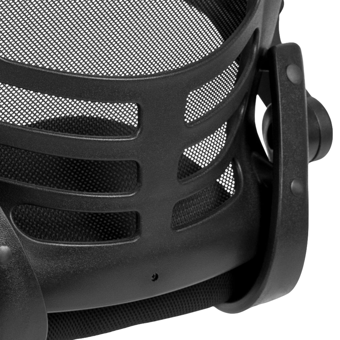 Black Mesh Sled Side Chair BL-X-5C-GG