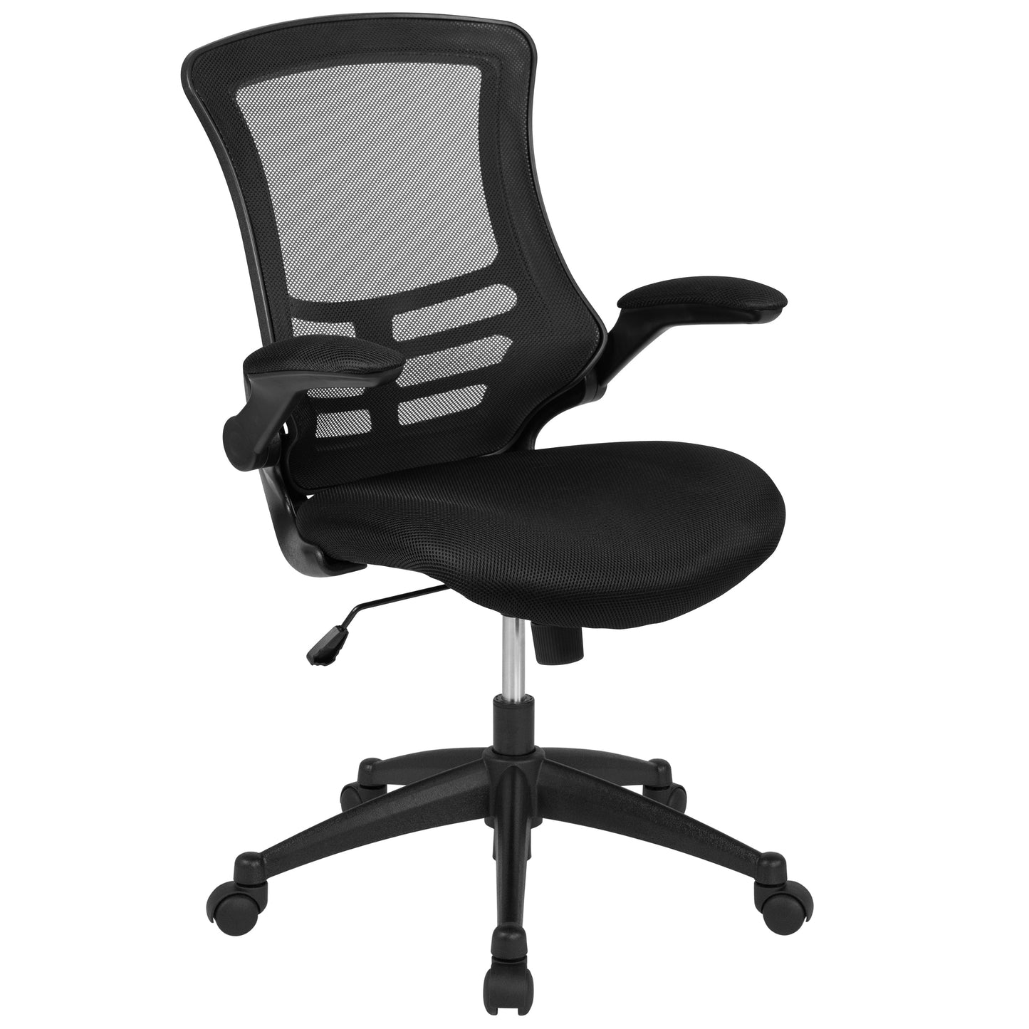 Black Mid-Back Task Mesh Chair BL-X-5M-BK-GG