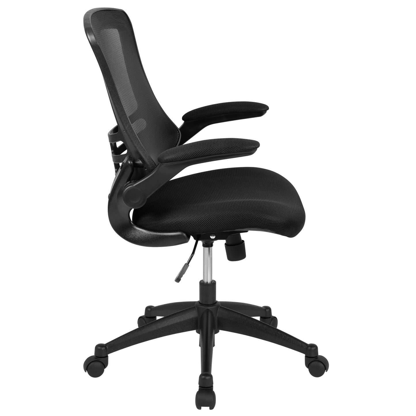 Black Mid-Back Task Mesh Chair BL-X-5M-BK-GG