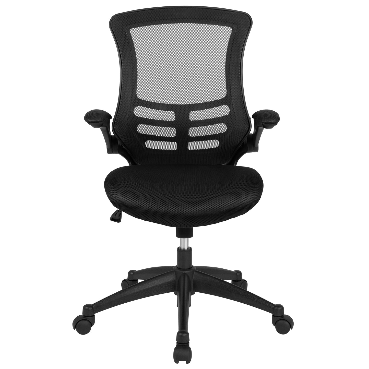 Black Mid-Back Task Mesh Chair BL-X-5M-BK-GG