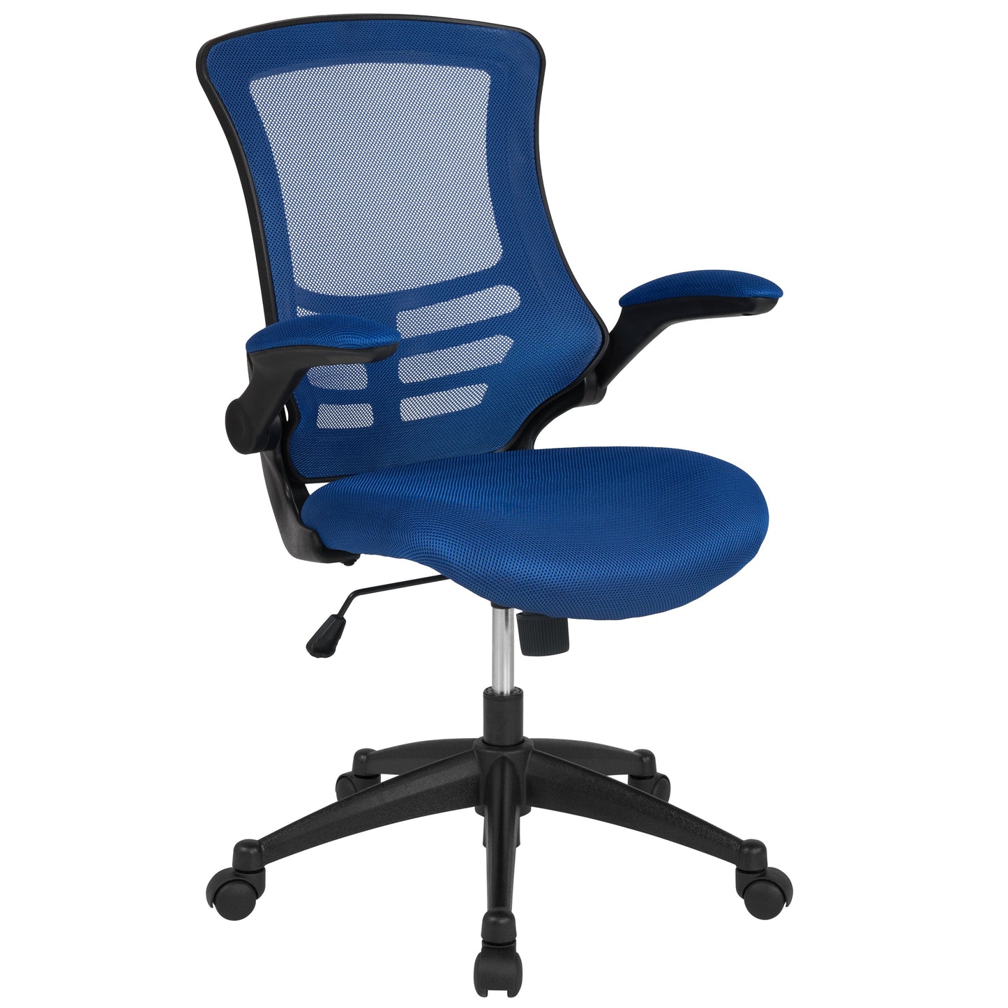 Blue Mesh Mid-Back Desk Chair BL-X-5M-BLUE-GG