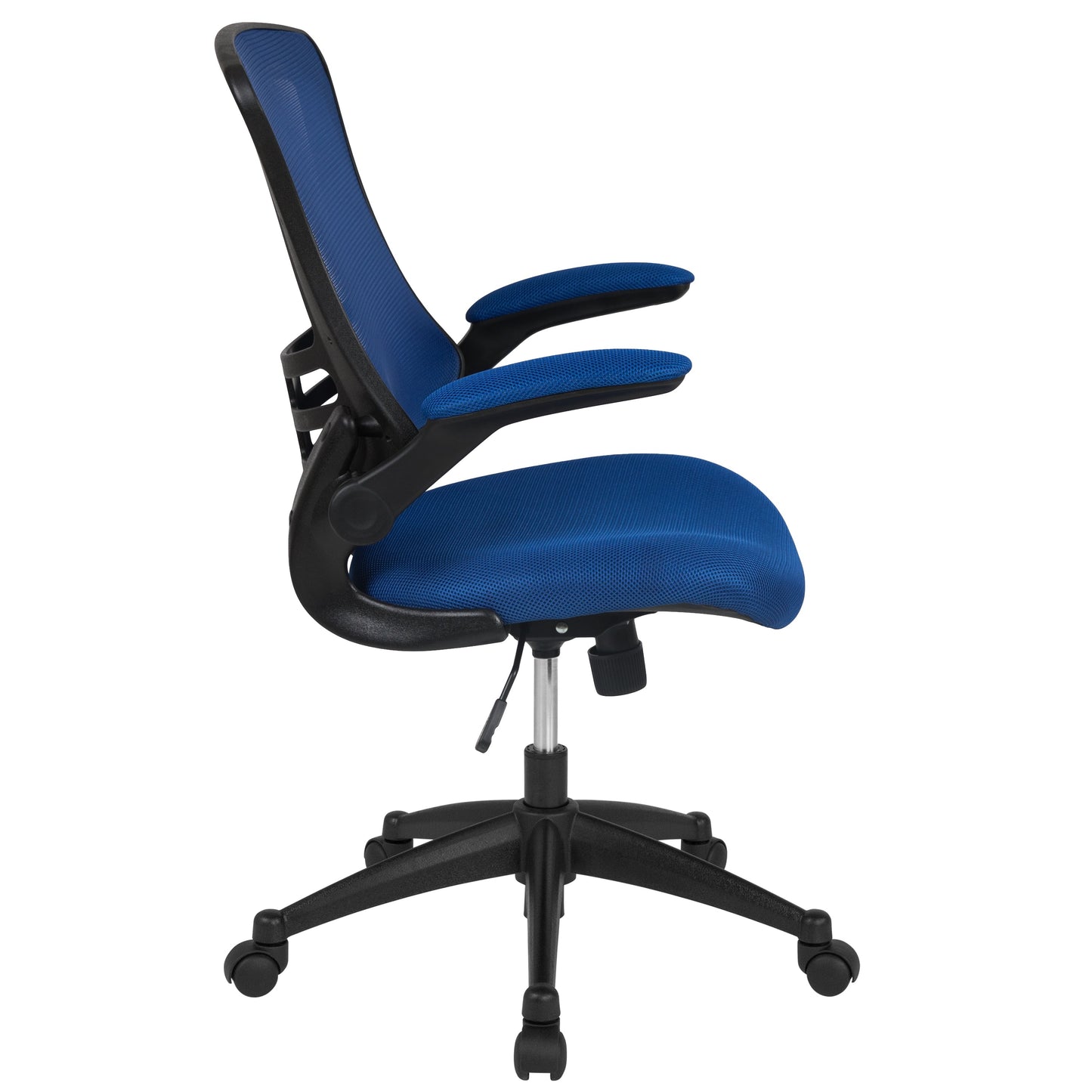 Blue Mesh Mid-Back Desk Chair BL-X-5M-BLUE-GG